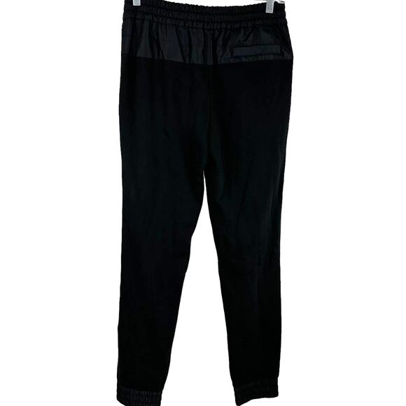 Canali NWOT Black Edition Tonal Tech Joggers Black Size 48 (US 32) Zip Pocket - Picture 3 of 9